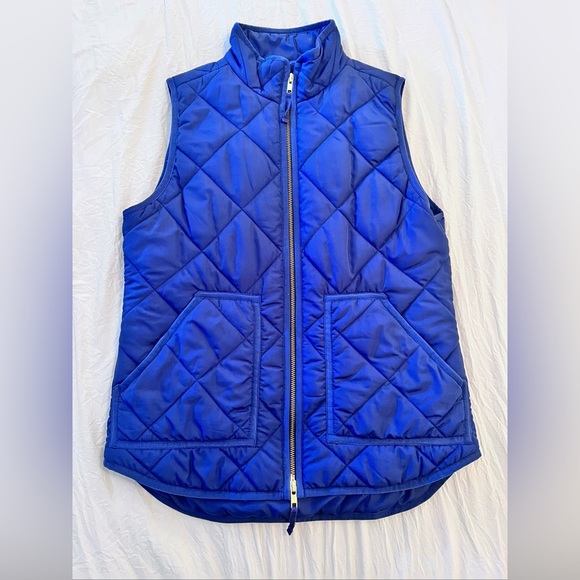 J. Crew Jackets & Blazers - J.Crew Quilted Puffer Vest Navy/Size XS